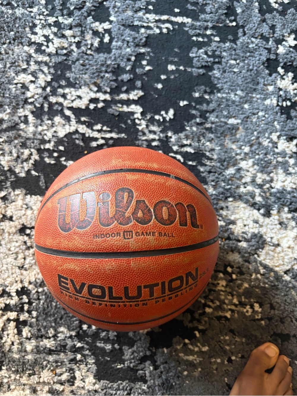 Wilson Orange Evolution Indoor Game Basketball Women’s size